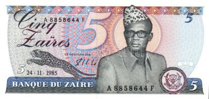 Kongó-Zaire 1985-1995. 10 klf bankjegy T:I