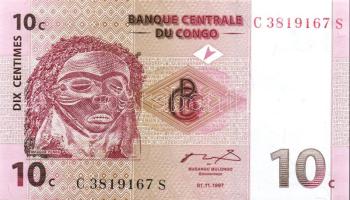 Kongó 1997-2003. 7 klf bankjegy T:I