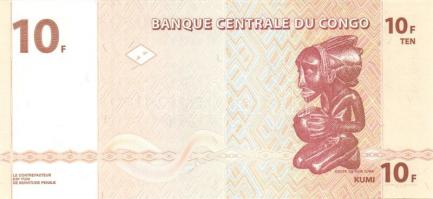 Kongó 1997-2003. 7 klf bankjegy T:I