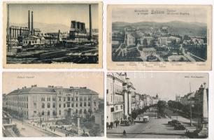 35 db főleg RÉGI történelmi magyar város képeslap vegyes minőségben / 35 mostly pre-1945 historical Hungarian town-view postcards in mixed quality from the Kingdom of Hungary