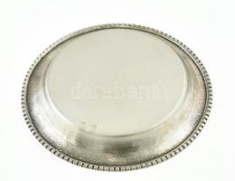Ezüst (Ag) tálka, jelzett, apró horpadással, 7cm, nettó:20g