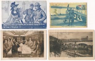 6 db RÉGI katonai képeslap / 6 pre-1945 military postcards