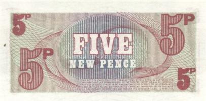 Nagy-Britannia 1950-es, 60-as, 70-es évek katonai bankjegyek 6 klf T:I