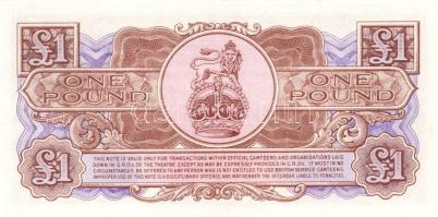 Nagy-Britannia 1950-es, 60-as, 70-es évek katonai bankjegyek 6 klf T:I