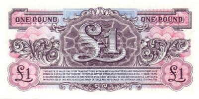 Nagy-Britannia 1950-es, 60-as, 70-es évek katonai bankjegyek 6 klf T:I