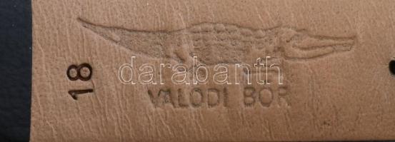 Omega 265, férfi, mechanikus, karóra, bőr szíjjal, 1947 körül, működik, eredeti koronával, szép álla...