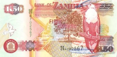 Zambia 8 klf modern bankjegy T:I