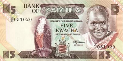 Zambia 8 klf modern bankjegy T:I