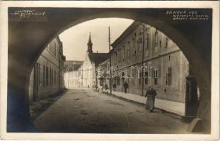 Igló, Zipser Neudorf, Spisská Nová Ves; Slovensky kostol / Szlovák templom / street view, Slovak church