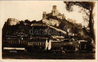 Trencsén, Trencín; vár / Trenciansky hrad / castle. Foto Tatra