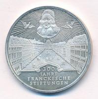 Németország 1998A 10M Ag "Hall-i Francke Alapítvány 300. évfordulója" T:1-. Germany 1998A ...