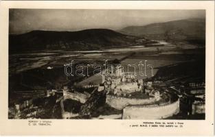 Trencsén, Trencín; vár, légi felvétel / Pohledy s letadla. Trenciansky hrad / castle, aerial view