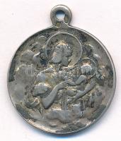 1947. "Szeged Belváros Rózsafűzér Társulat 1947. aug. 15." Ag medál (4,06g/0.800/21mm) T:3