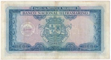 Mozambik / Portugál Mozambik 1953. 1000E T:III Mozambique / Portuguese Mozambique 1953. 1000 Escudos...