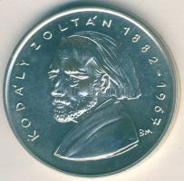 1982. "MÉE Szeged-Kodály Zoltán" Ag emlékérem 36g T:2