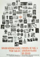 1990 Szegedi Képzőművészek nyári tárlata, plakát, 86×62 cm
