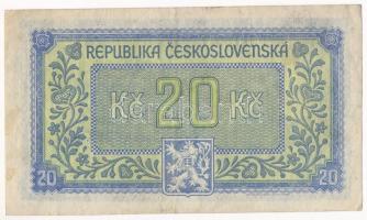 Csehszlovákia 1945. 20K T:III
Czechoslovakia 1945. 20 Korun C:F
Krause P#61