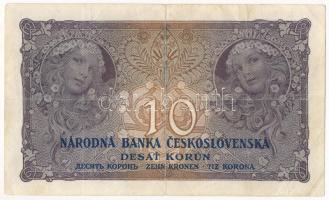 Csehszlovákia 1927. 10K T:III ly.
Czechoslovakia 1927. 10 Korun C:F holes
Krause P#20