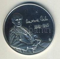 DN "Bartók Béla" Ag emlékérem 20g T:exPP