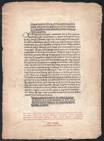 Chronica Hungarorum első oldalának reprint kiadása