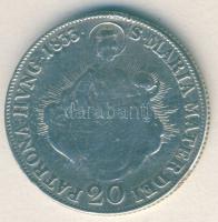 1833B 20Kr Ag I.Ferenc T:3 fny