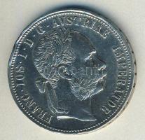 Ausztria 1889. 1Fl Ag T:3 ph