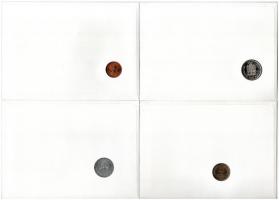 Vegyes 8db érmés boríték tétel, a borítékok állatvilág-motívumokkal, mind német nyelvű leírással, be...