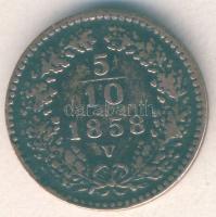 Ausztria/olasz verdejel 1858V 5/10Kr T:3