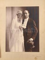 cca 1900 14 db nagy méretű tabló és portré fotó 30x40 cmig