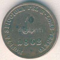 Lombardia/Velence/osztrák közigazgatás 1862V 1S T:3