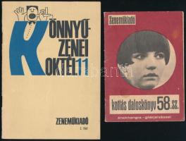1970-1975 Vegyes zenei témájú tétel, db: 
Illés Együttes legsikeresebb dalai/Koncz Zsuzsa legsikere...