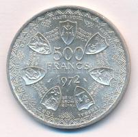 1972. 500Fr Ag Nyugat-Afrikai Államok, Központi Bank, kapszulában T:1
KM#7
1972. 5 Francs Ag West ...