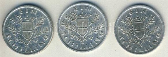 Ausztria 1925-26. 1Sch Ag (3x) T:2/3,3 ph