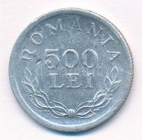 Románia 1946. 500L Al I. Mihály T:2,2- ü. Romania 1946. 500 Lei Al Mihai I C:XF,VF ding Krause KM#68