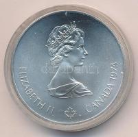 Kanada 1974. 5$ Ag "Montreali olimpia - Atléta fáklyával" (24,3g/0.925/38mm) T:BU 
Canada...