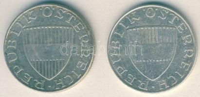 Ausztria 1958. 10Sch Ag (2x) T:2/3,3