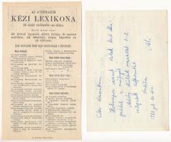 Budapest ~1900. "Az Athenaeum Kézi Lexikona" megvásárlásához kedvezményes értékjegy 6Ft-ró...
