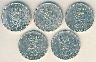 Hollandia 1955-65. 1G Ag (5x) T:2,2/3