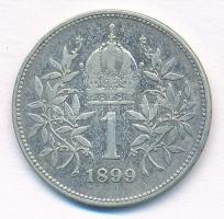 Ausztria 1899. 1K Ag "Ferenc József" T:2- kis patina
Austria 1899. 1Corona Ag "Franz...