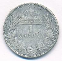 1914KB 1K Ag "Ferenc József" T:3 patina Adamo K5.1