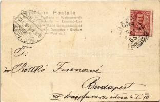 1904 Verona, Ponte Scaligero (anno 1200) / bridge (fl)