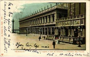 1906 Venezia, Venice; La Loggetta ai piedi del Campanile e la Biblioteca della Piazzetta (EK)