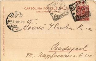 1906 Venezia, Venice; La Loggetta ai piedi del Campanile e la Biblioteca della Piazzetta (EK)