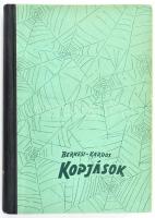 Berkesi András-Kardos György: Kopjások. Bp., 1959, Zrinyi. A szerző második regényének első kiadása. Kiadói félvászon-kötés.   A szerző, Berkesi András (1919-1997) által Gábor Viktor, a Kulturális Minisztérium Kiadói Főigazgatóságának vezetője részére részére dedikált példány.