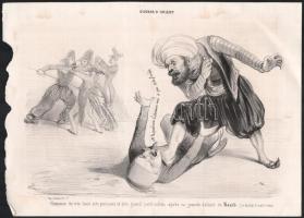 1839 15 db politikai karikatúra Főleg a keleti török politikával kapcsolatban. Francia kőnyomatos ra...