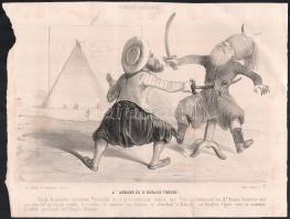 1839 15 db politikai karikatúra Főleg a keleti török politikával kapcsolatban. Francia kőnyomatos ra...