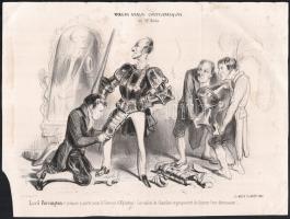 1839 15 db politikai karikatúra Főleg a keleti török politikával kapcsolatban. Francia kőnyomatos ra...