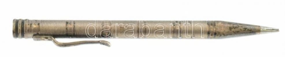 Ezüst(Ag) ceruza, jelzett, h: 11 cm, bruttó: 16,6 g