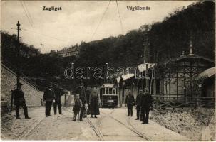 Budapest XII. Zugliget, villamos vasúti végállomás