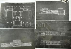 Csepeli Kultúrpalota Tervpályázata, 17 db fotó, 18×23 cm